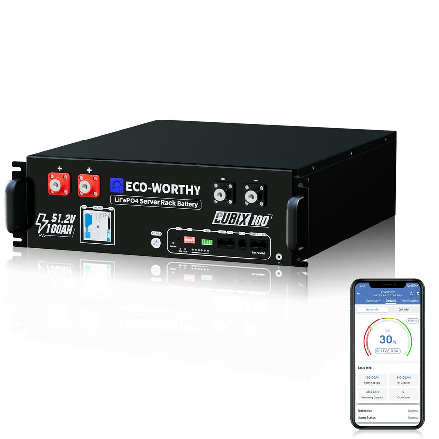 ECO-WORTHY 51.2V 100Ah Cubix100
